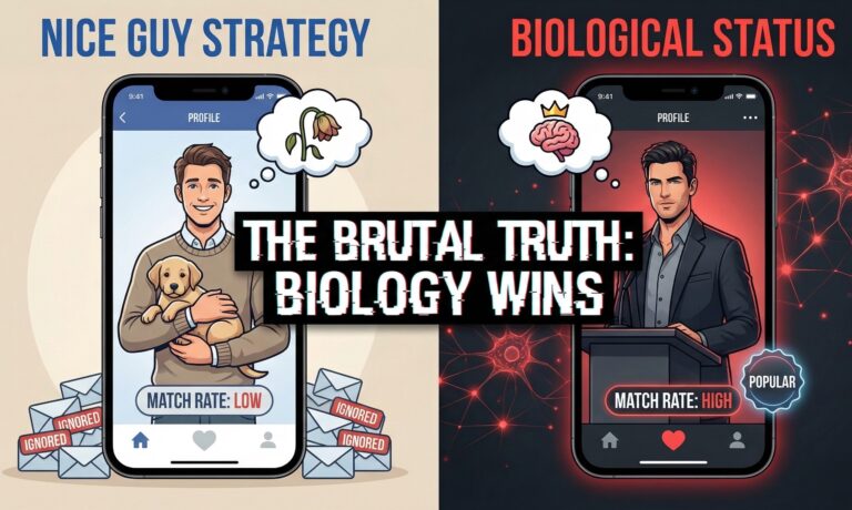 Biologia statusu: Dlaczego 'mili faceci’ przegrywają w algorytmach Tindera