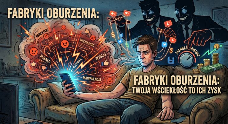 Fabryki oburzenia: Dlaczego internet chce, żebyś był wściekły (i jak na tym zarabiają)